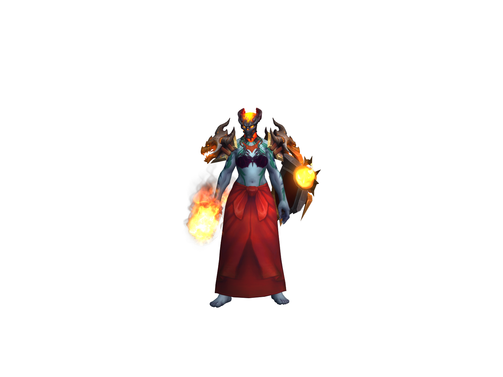 Greludona 3D character render