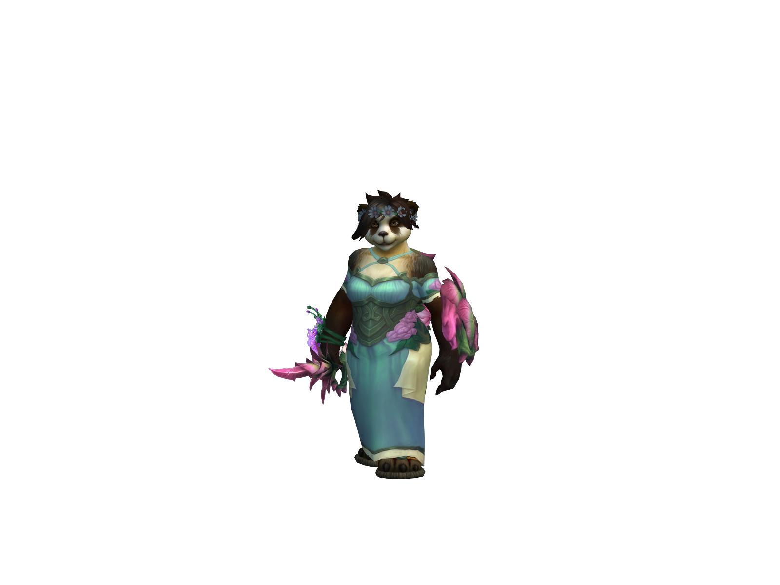 Pawlee 3D character render