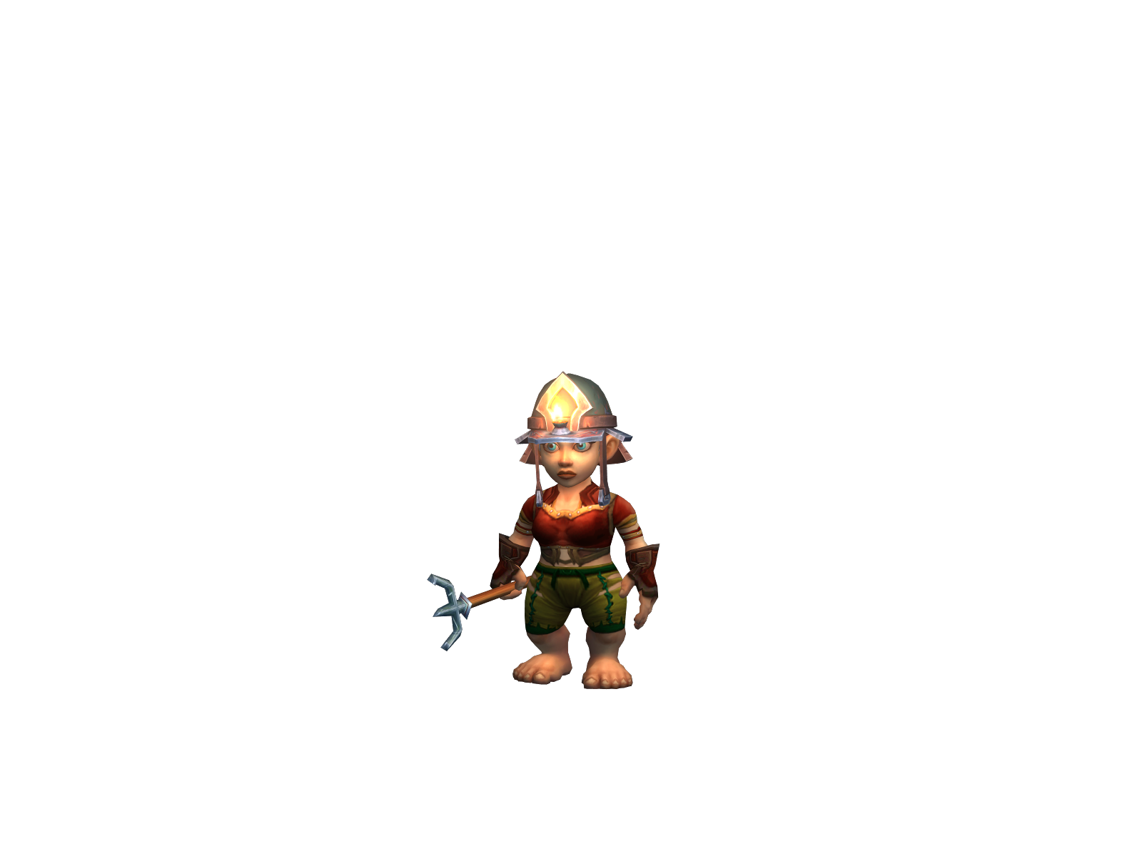 Kipendy 3D character render