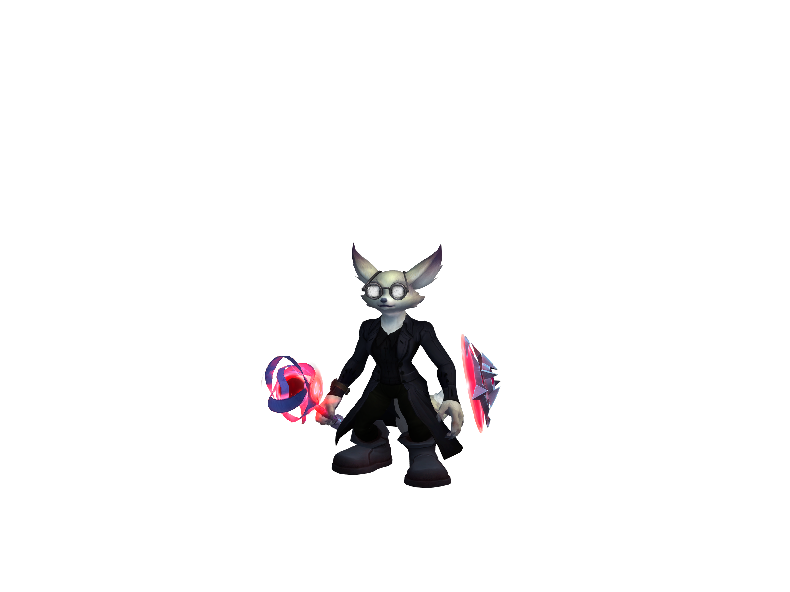 Ærés 3D character render