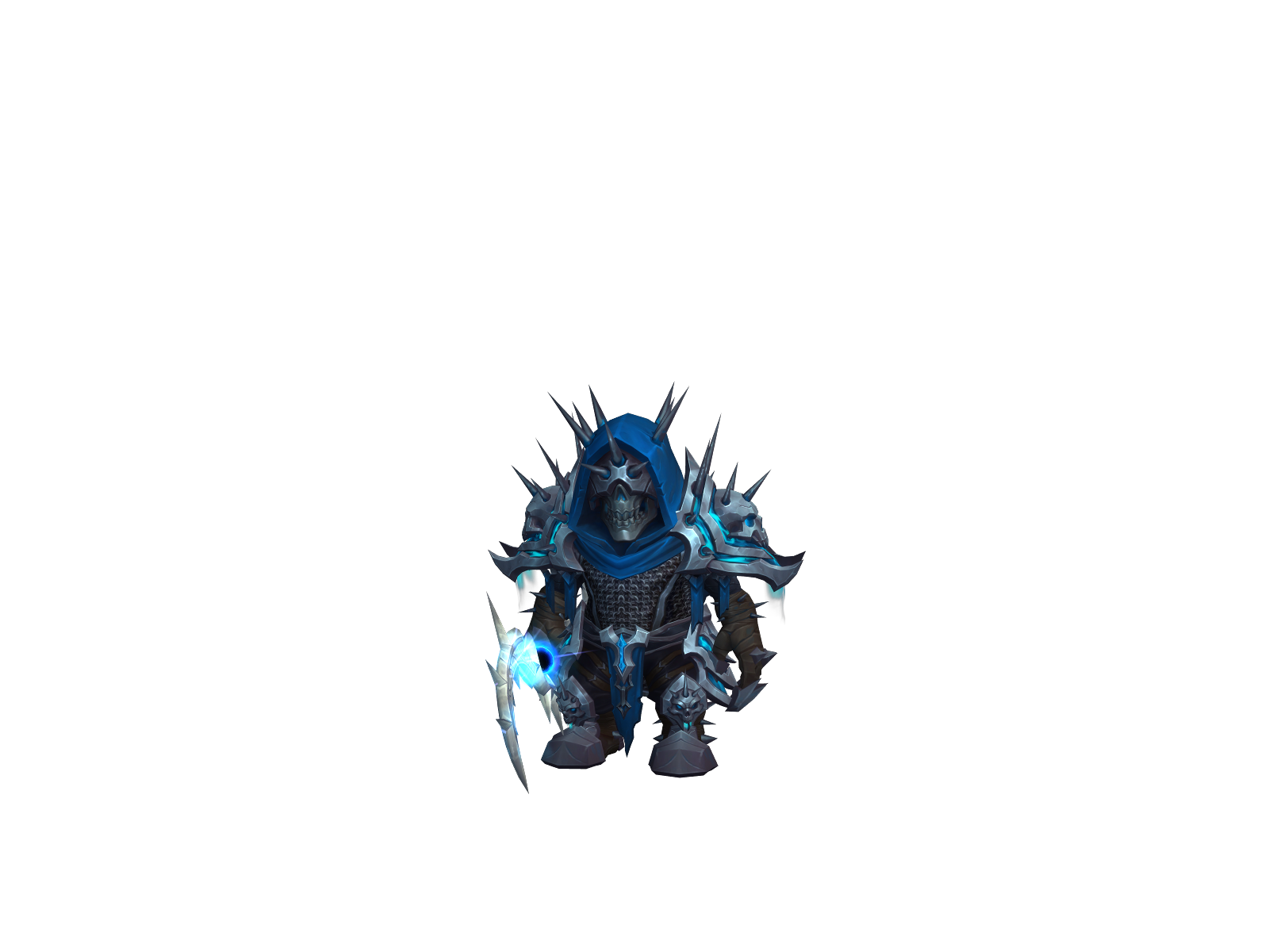 Skeletron 3D character render
