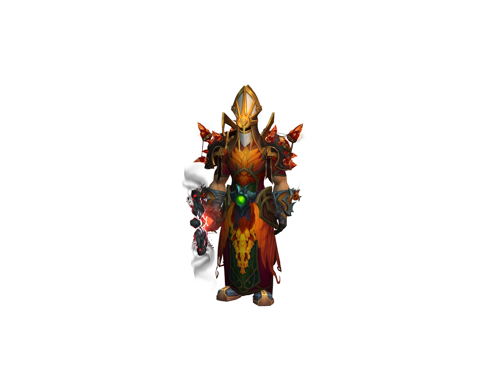 Harknights 3D character render