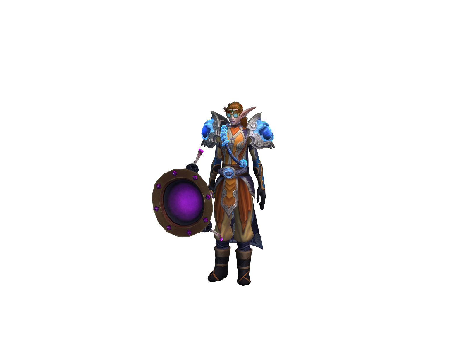 Unhòólymonk 3D character render