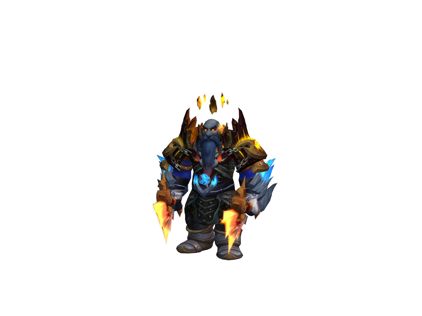 Gossux 3D character render