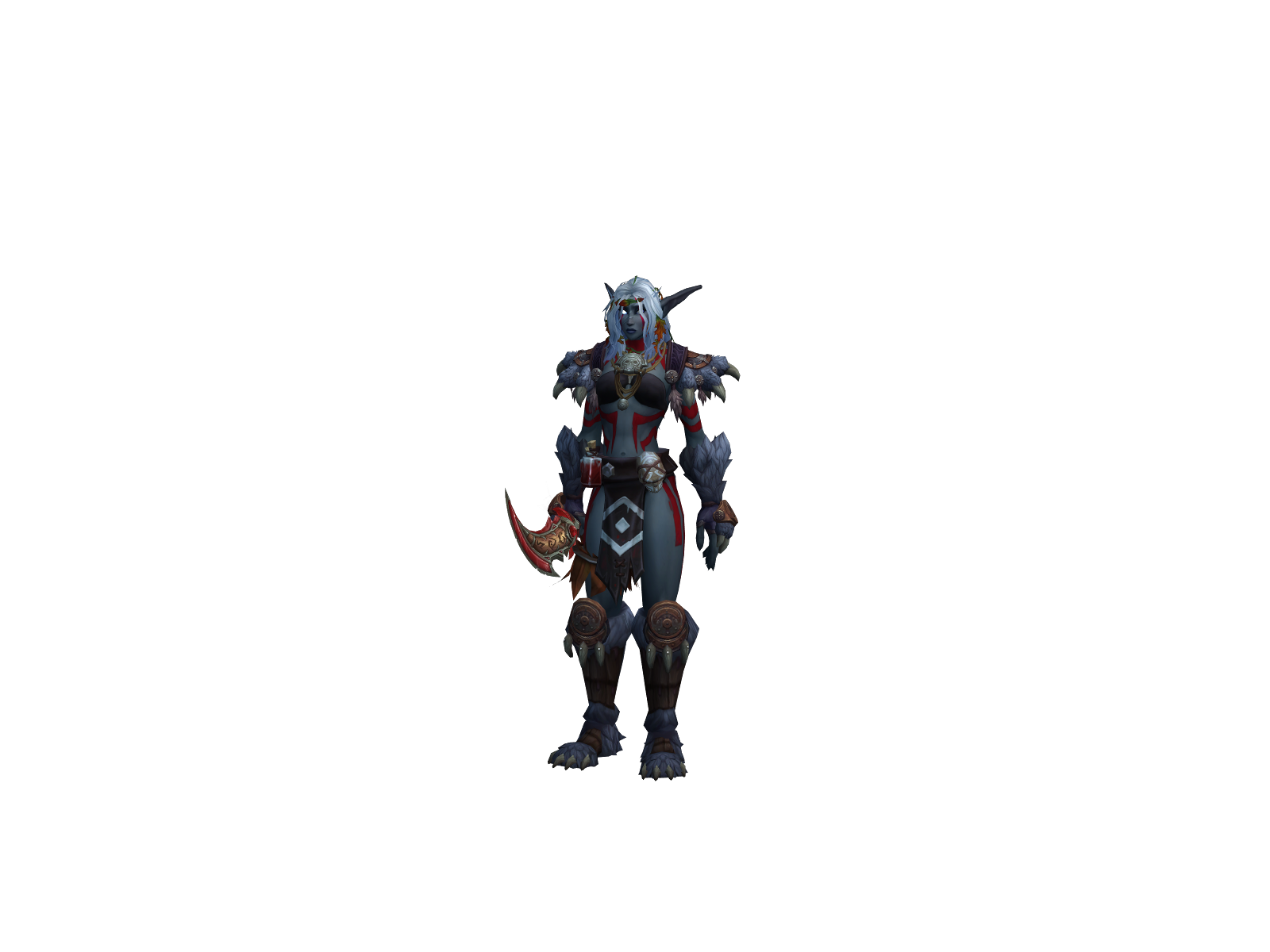Djferal 3D character render