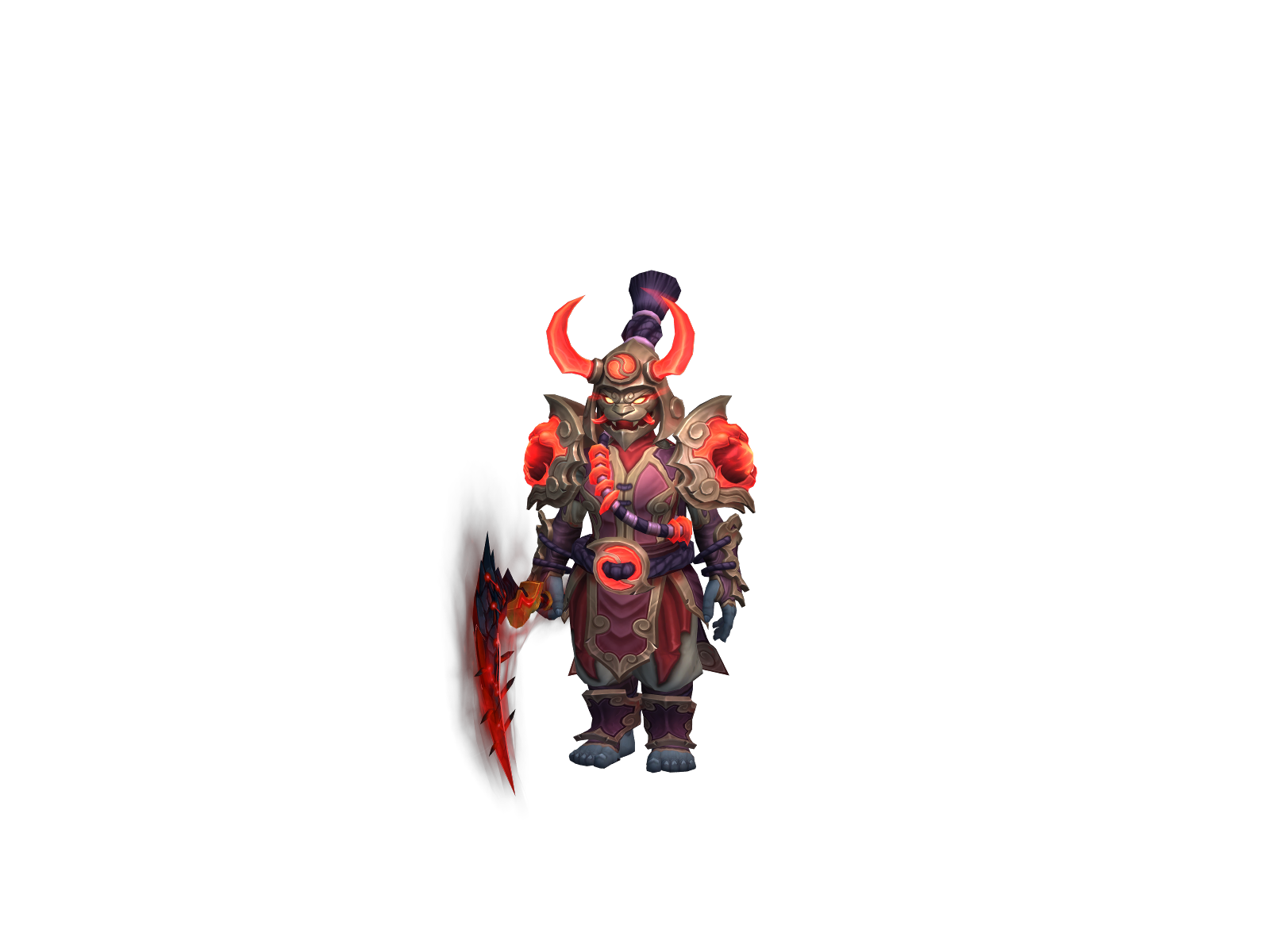 Colemonk 3D character render