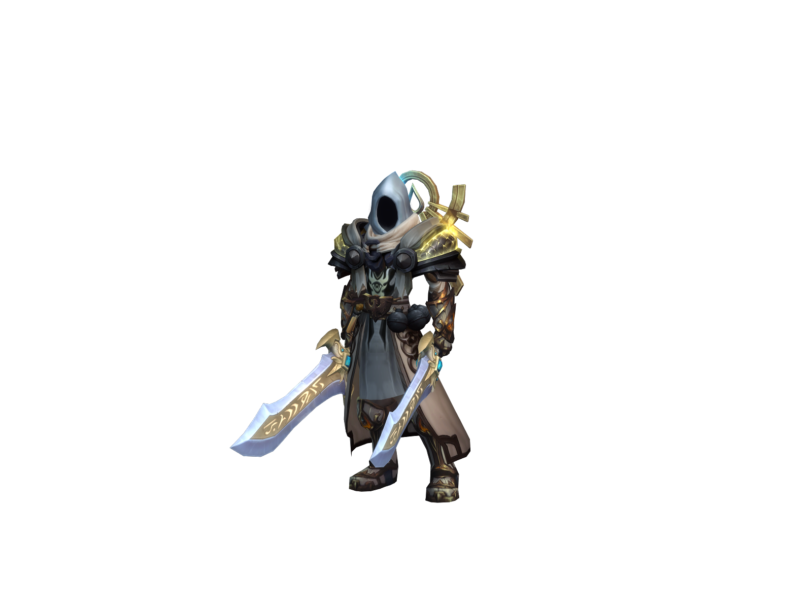 Spraypainted 3D character render