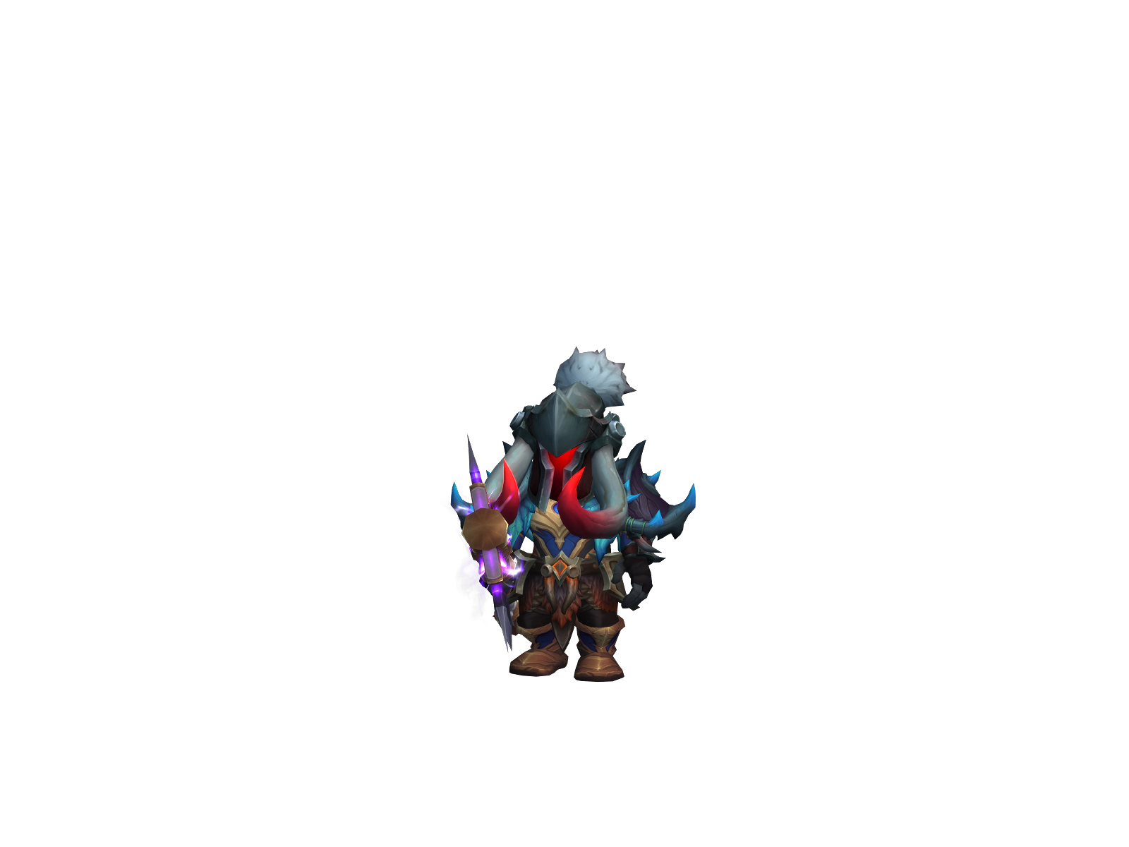 Sackzoss 3D character render