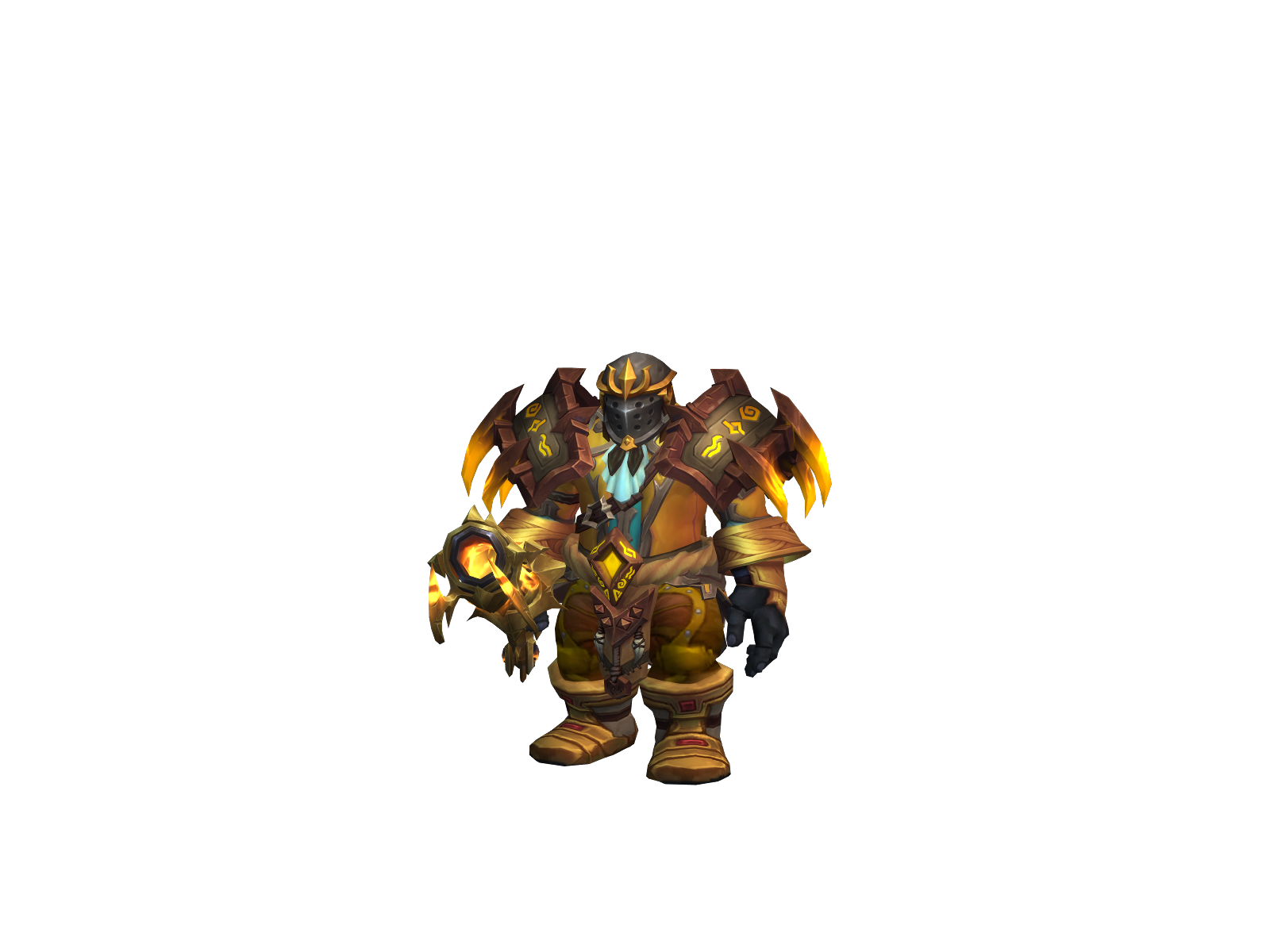 Azeus 3D character render