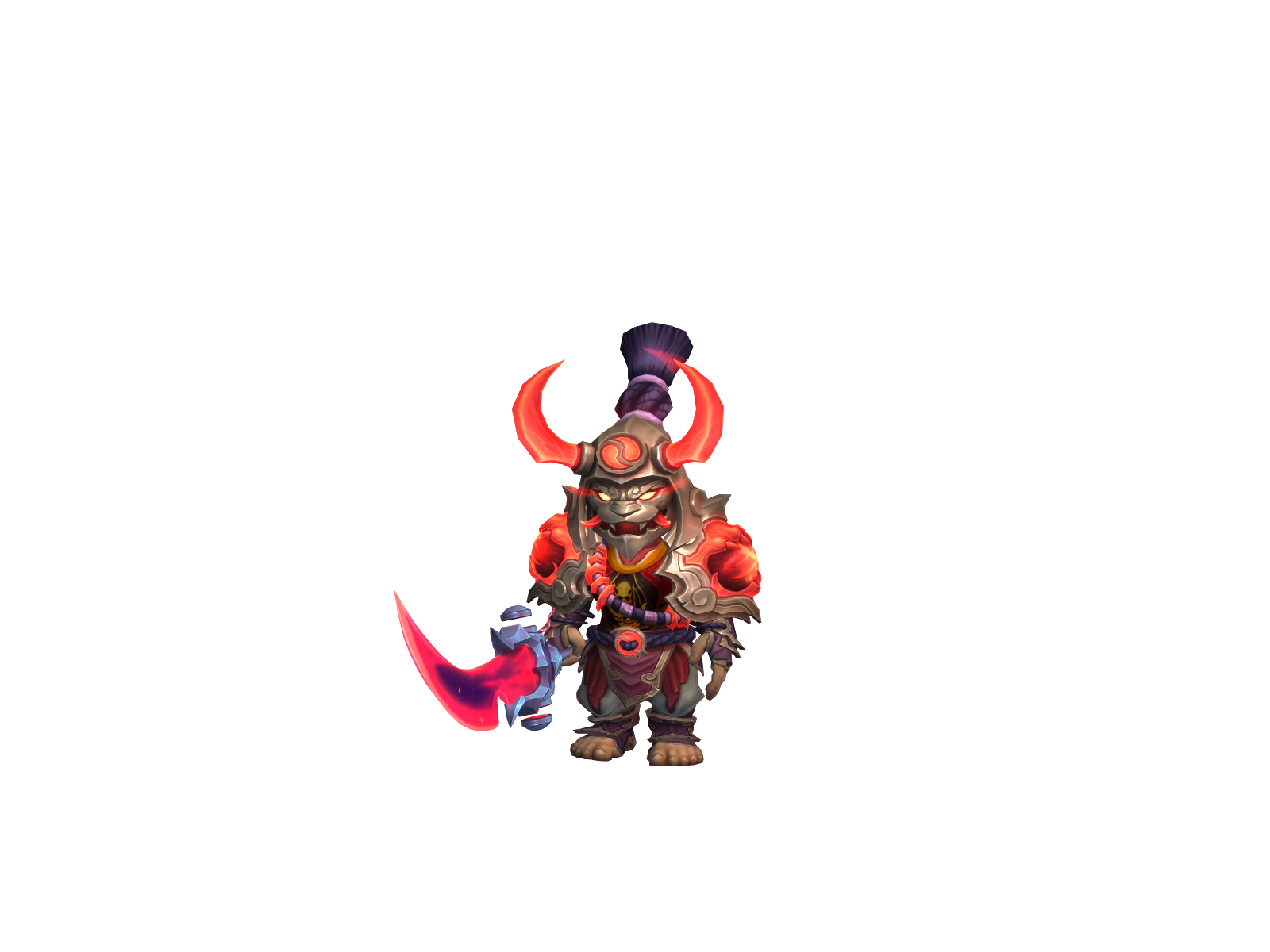 Tinfoils 3D character render