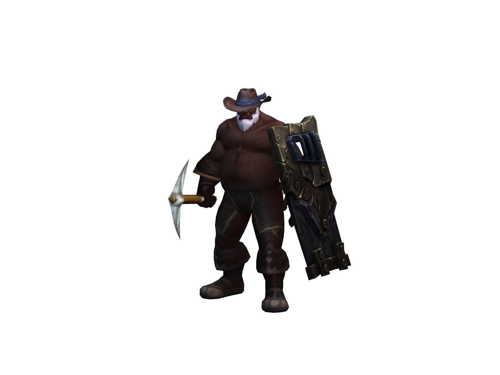 Chromtiran 3D character render