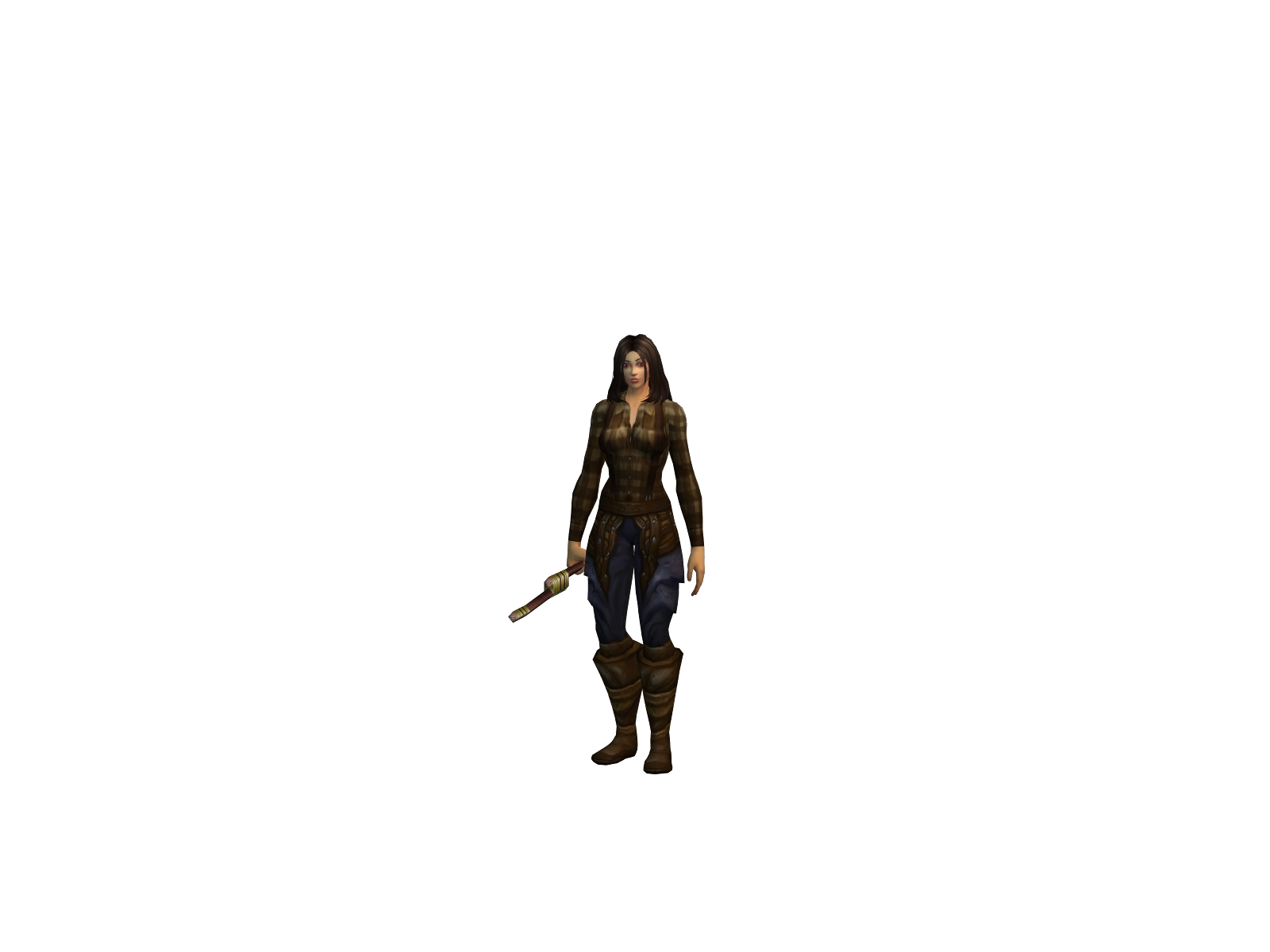 Mîzu 3D character render