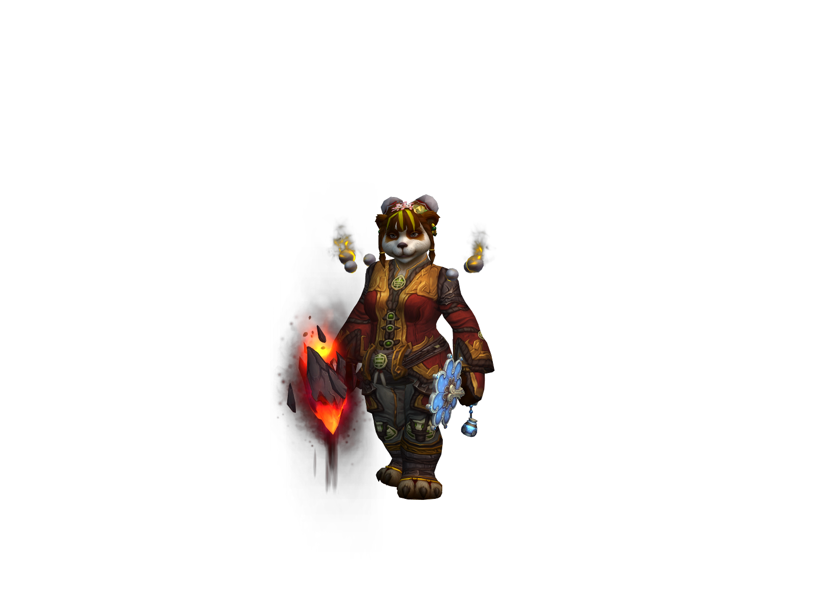 Yellowrose 3D character render