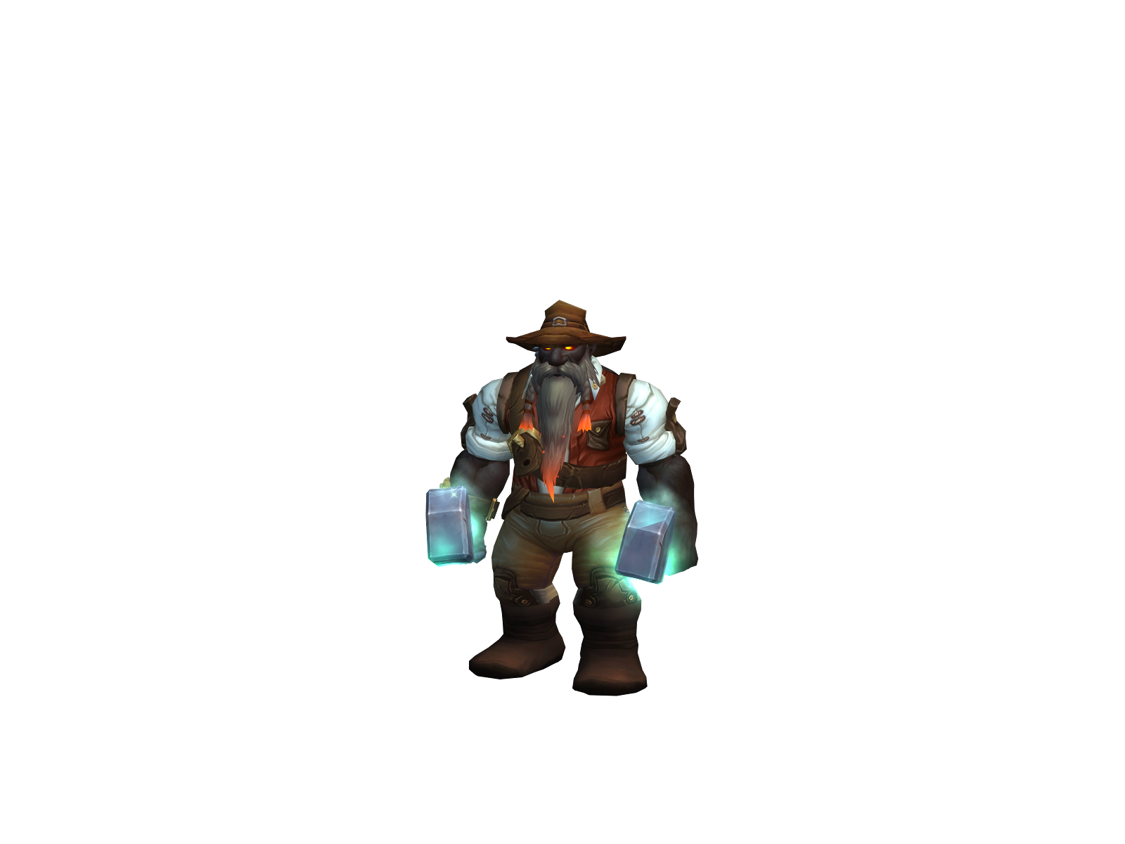Earthbend 3D character render