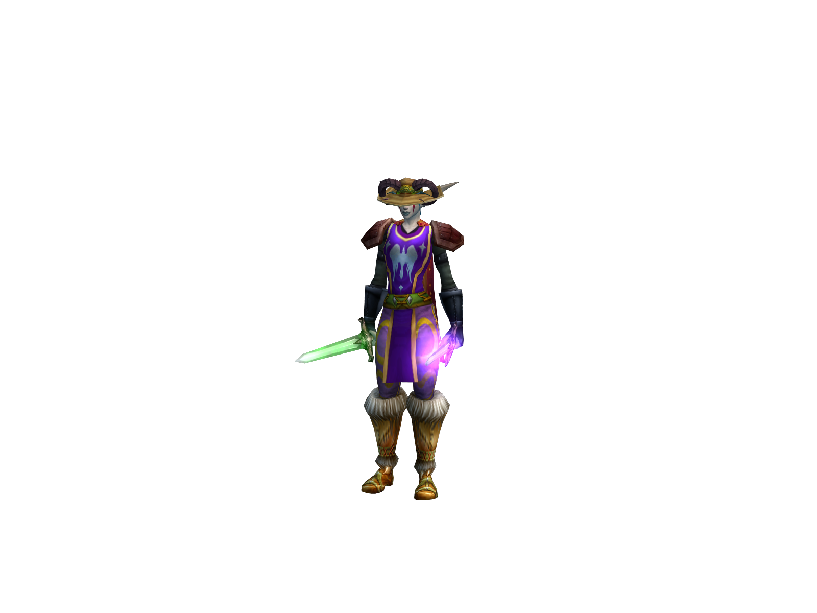 Huts 3D character render