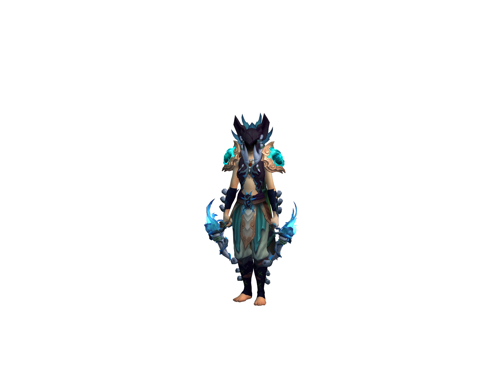 Yurin 3D character render