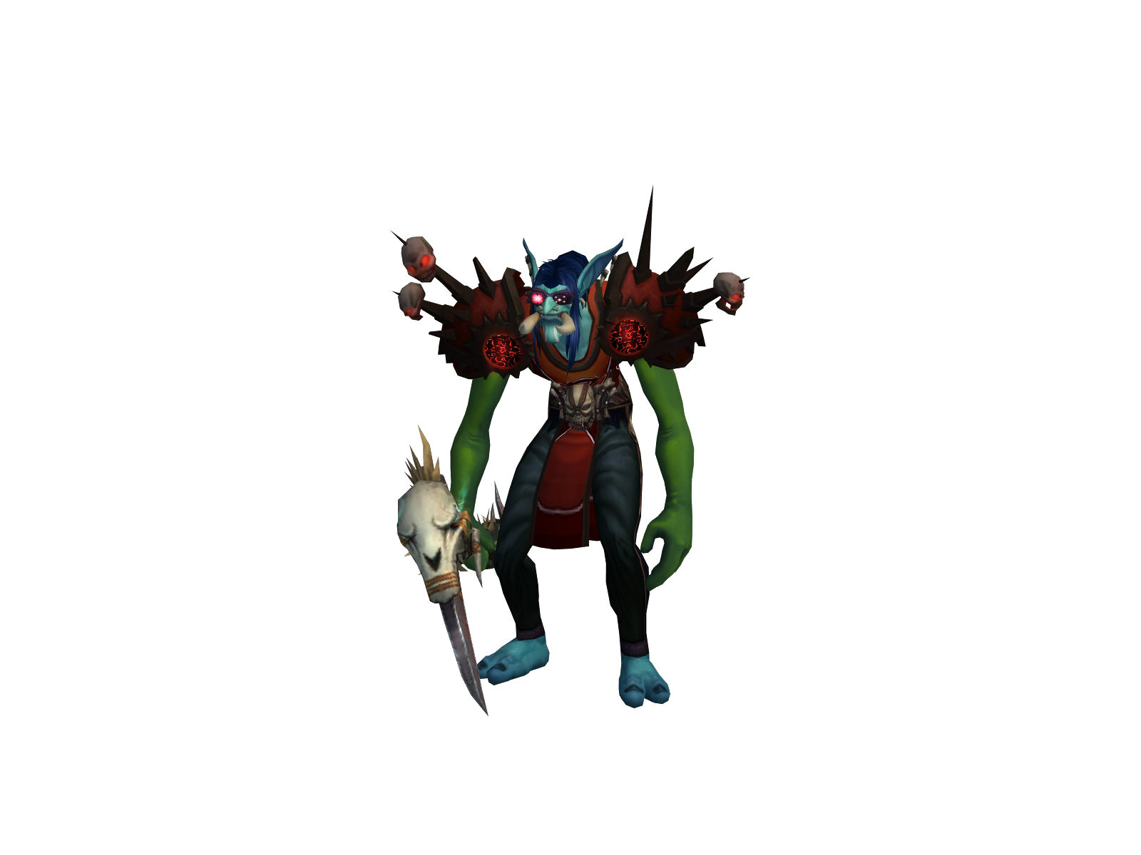 Tachenoire 3D character render