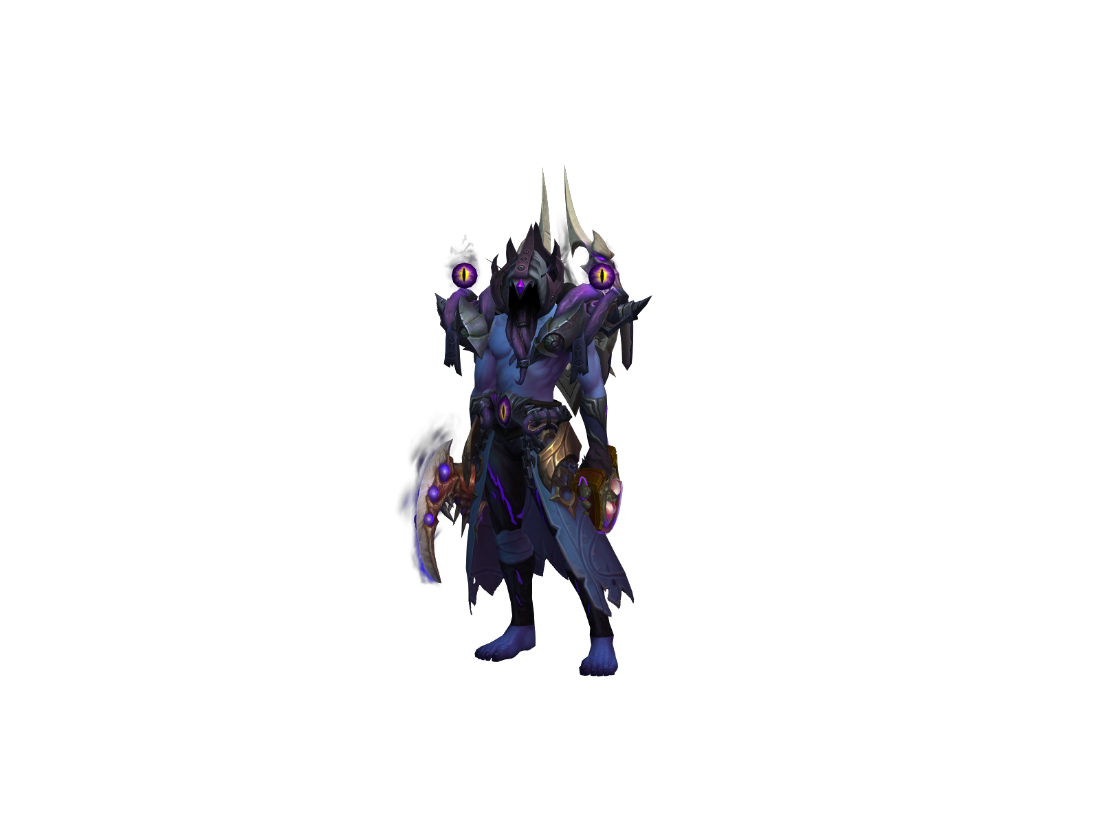Krakenoa 3D character render