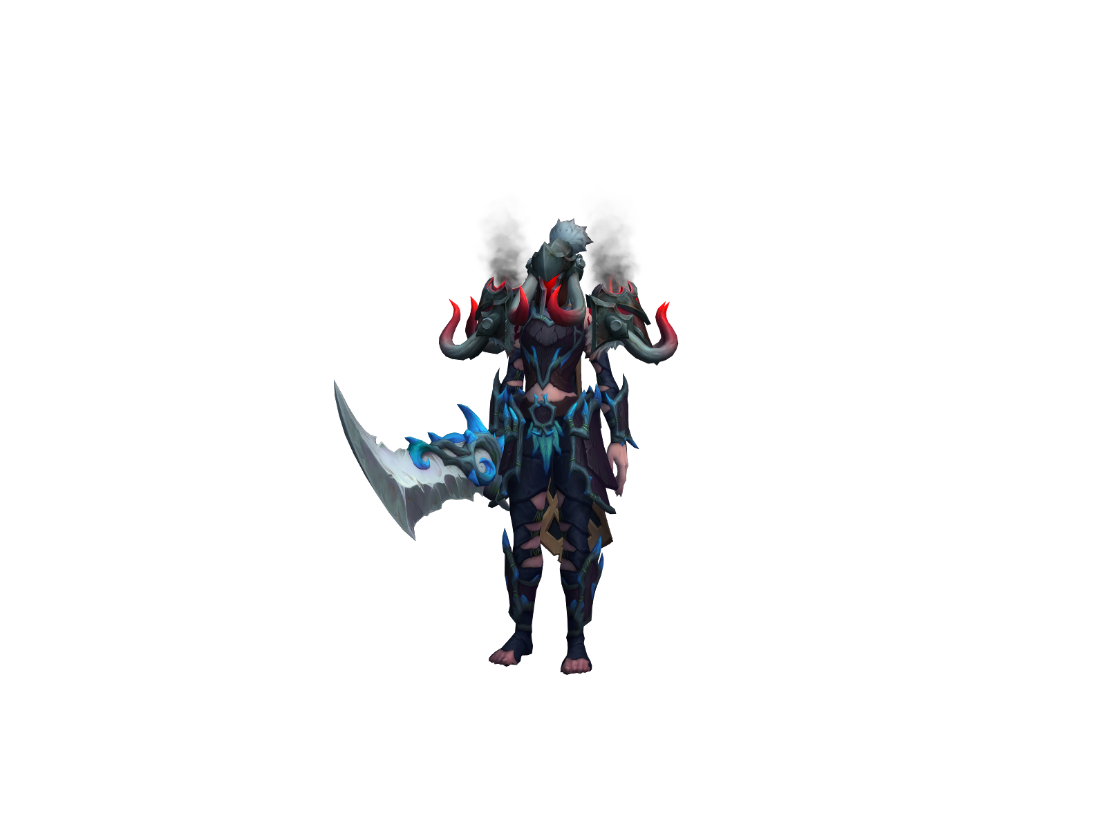 Uhkillees 3D character render