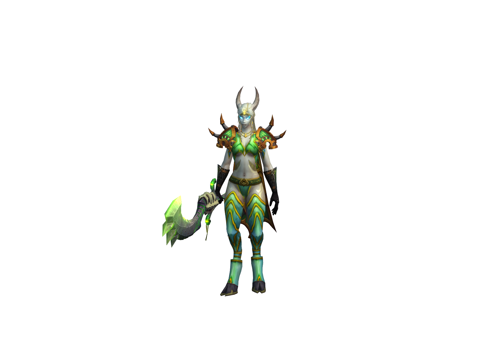 Deathicah 3D character render