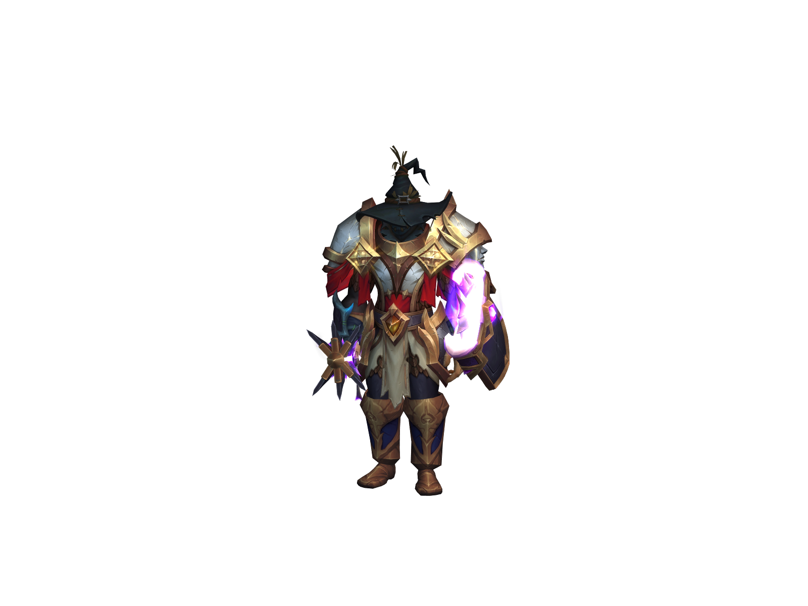 Sacreda 3D character render