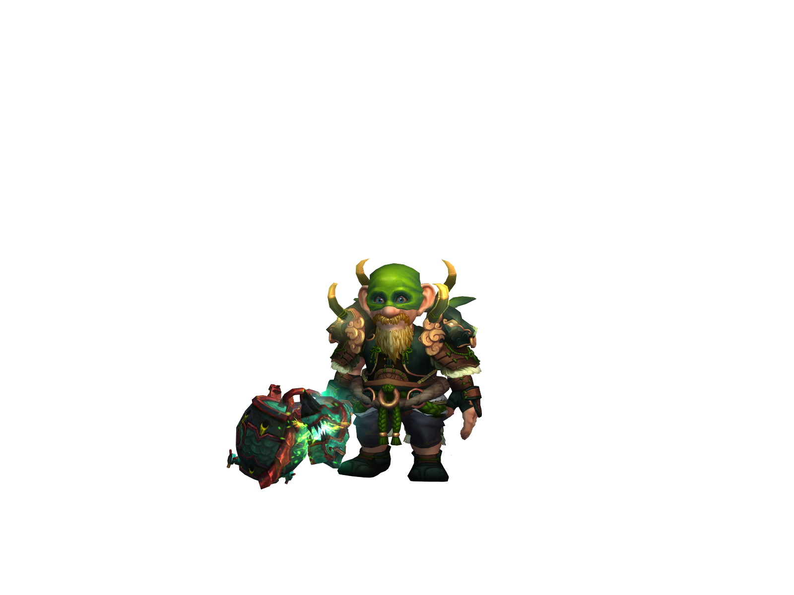 Raggachi 3D character render