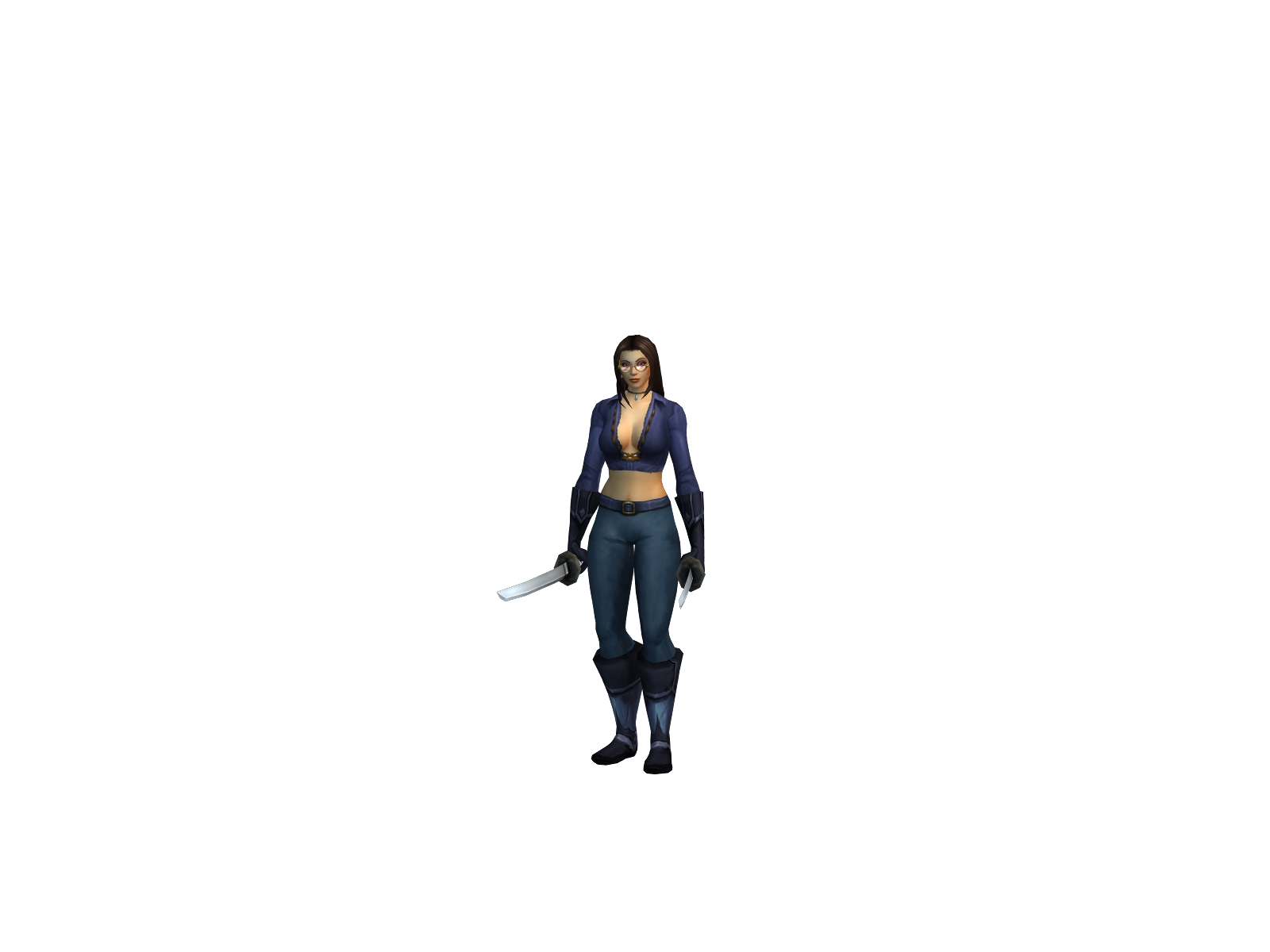 Miitsuyo 3D character render