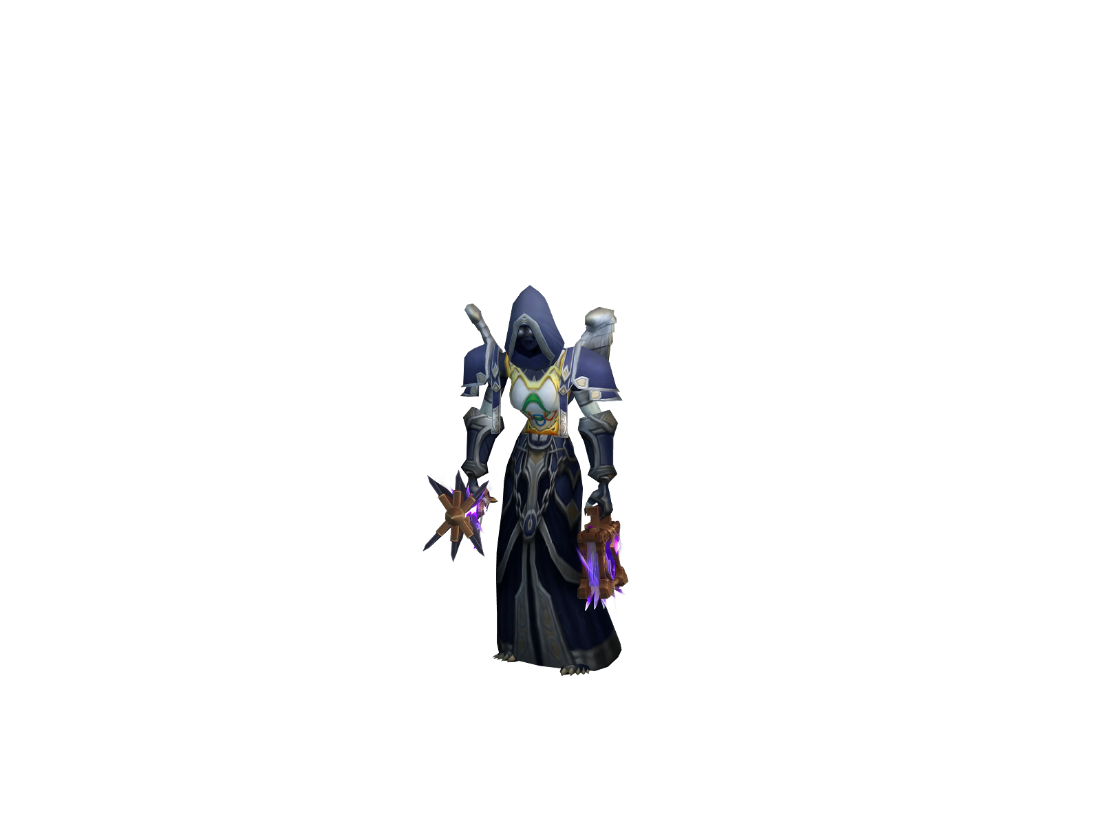 Hrlequincrst 3D character render