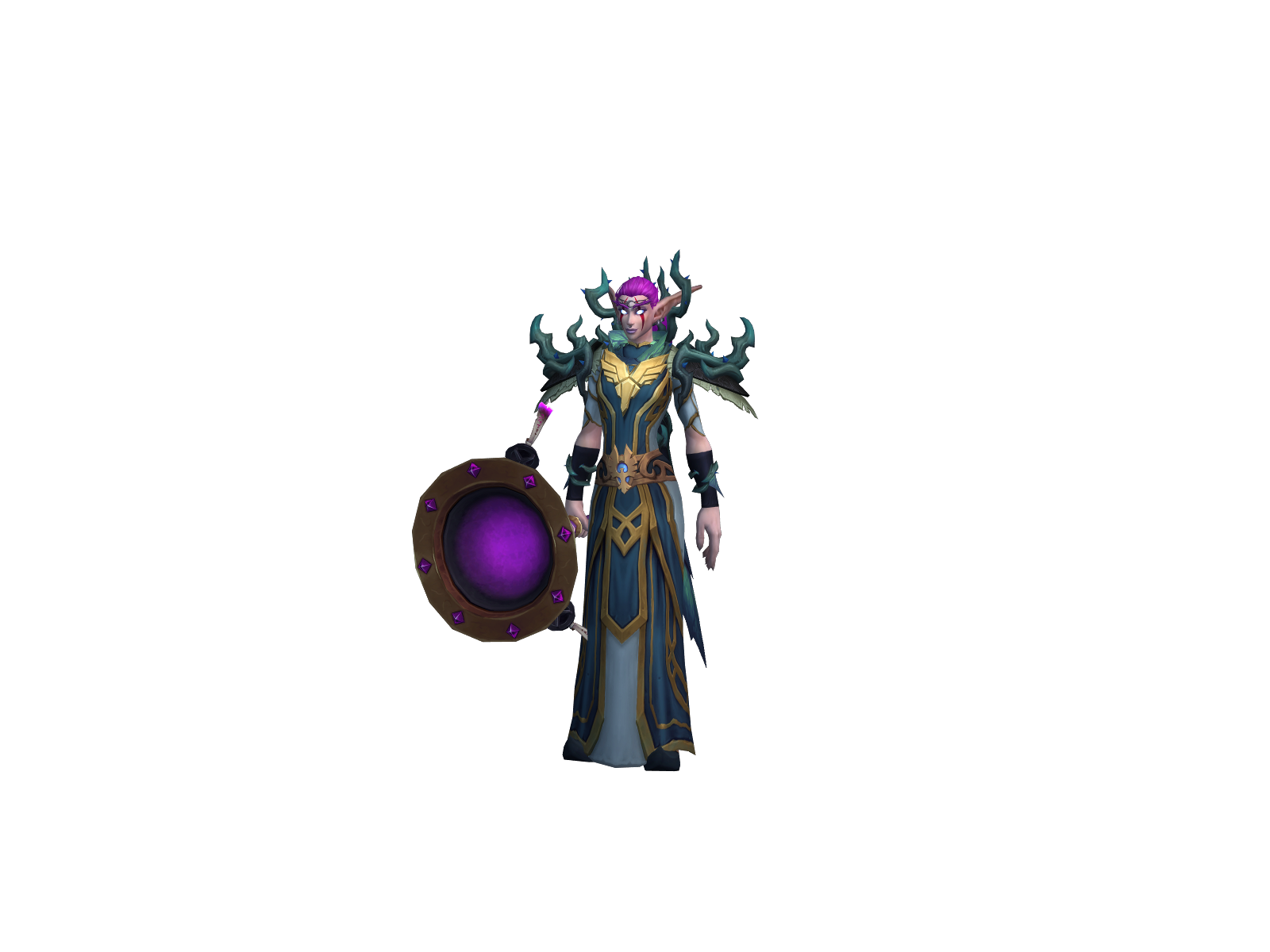 Pgfpriest 3D character render
