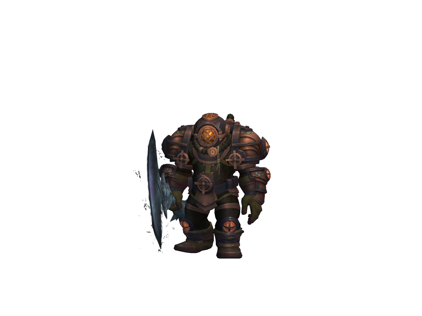 Dieden 3D character render