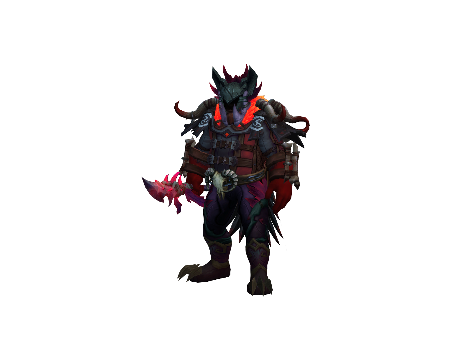 Blightwood 3D character render