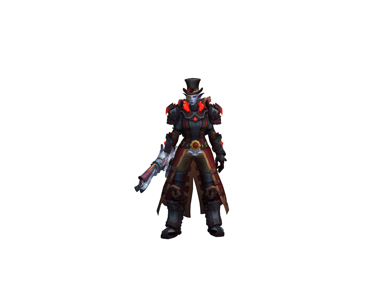 Unloaded 3D character render