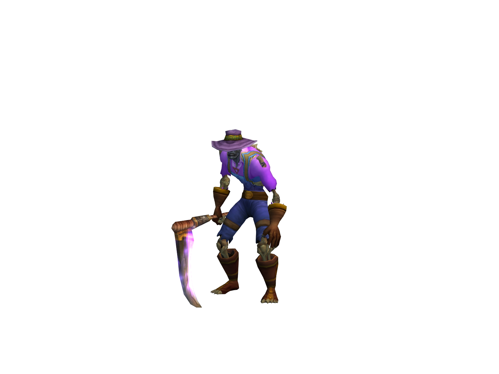 Sawslut 3D character render