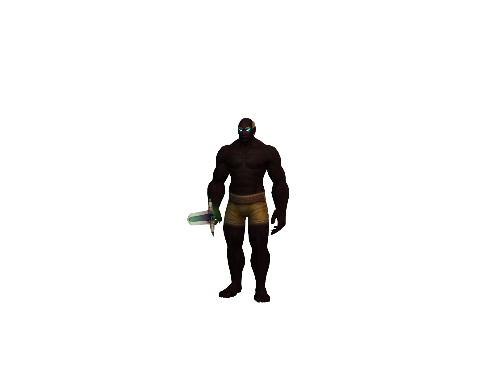 Gripnegras 3D character render