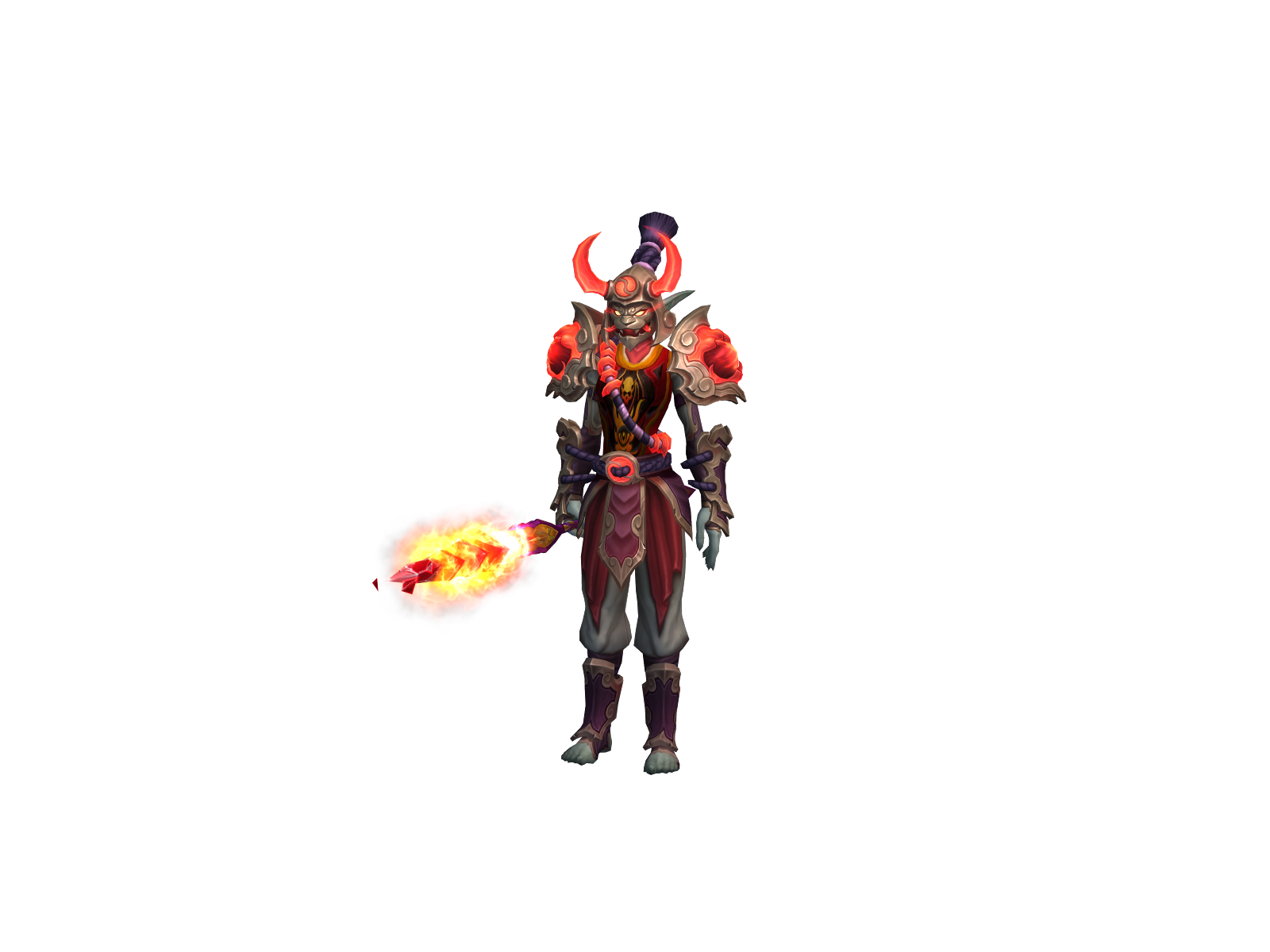 Homora 3D character render
