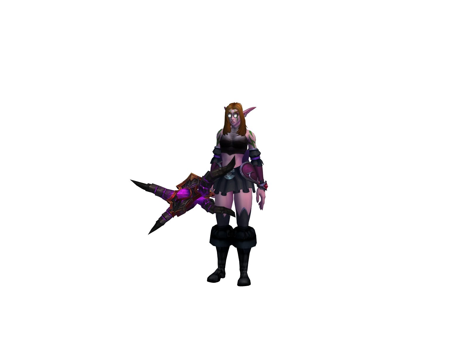 Pinkyblankie 3D character render
