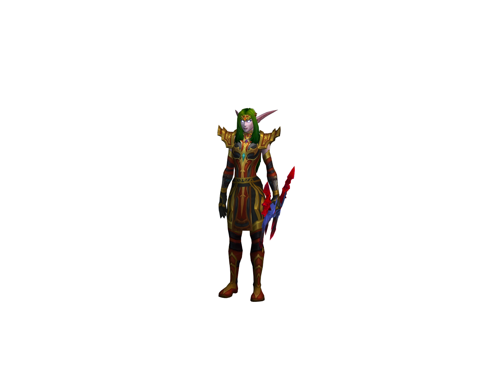 Viers 3D character render