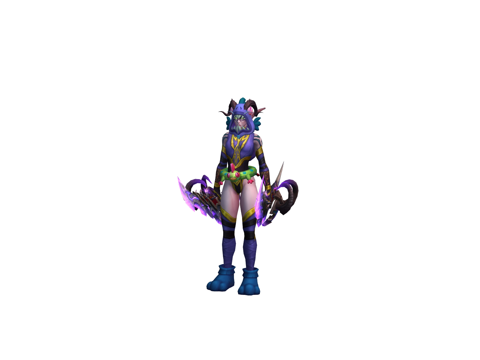 Sainttrina 3D character render