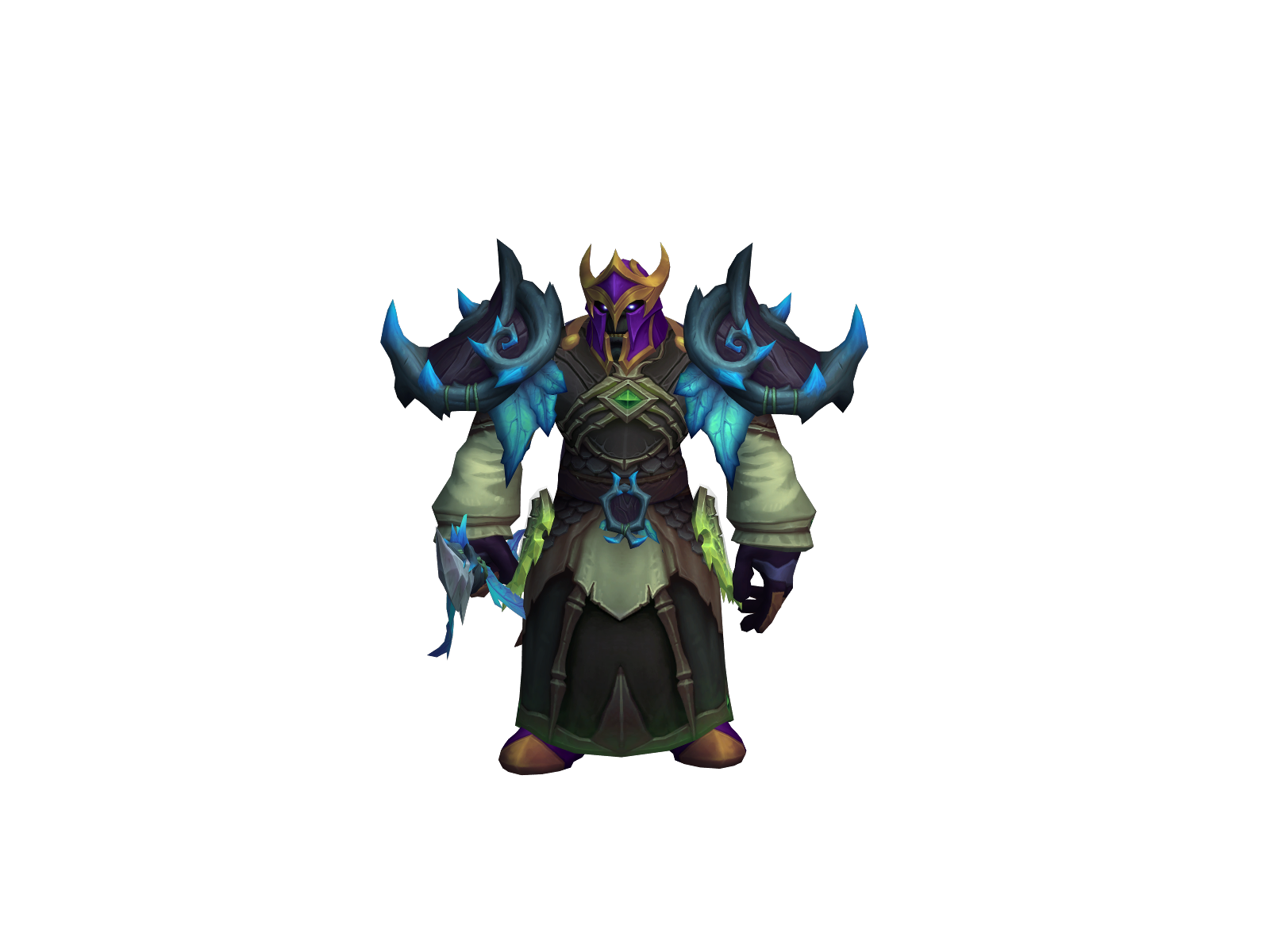 Deathtiny 3D character render