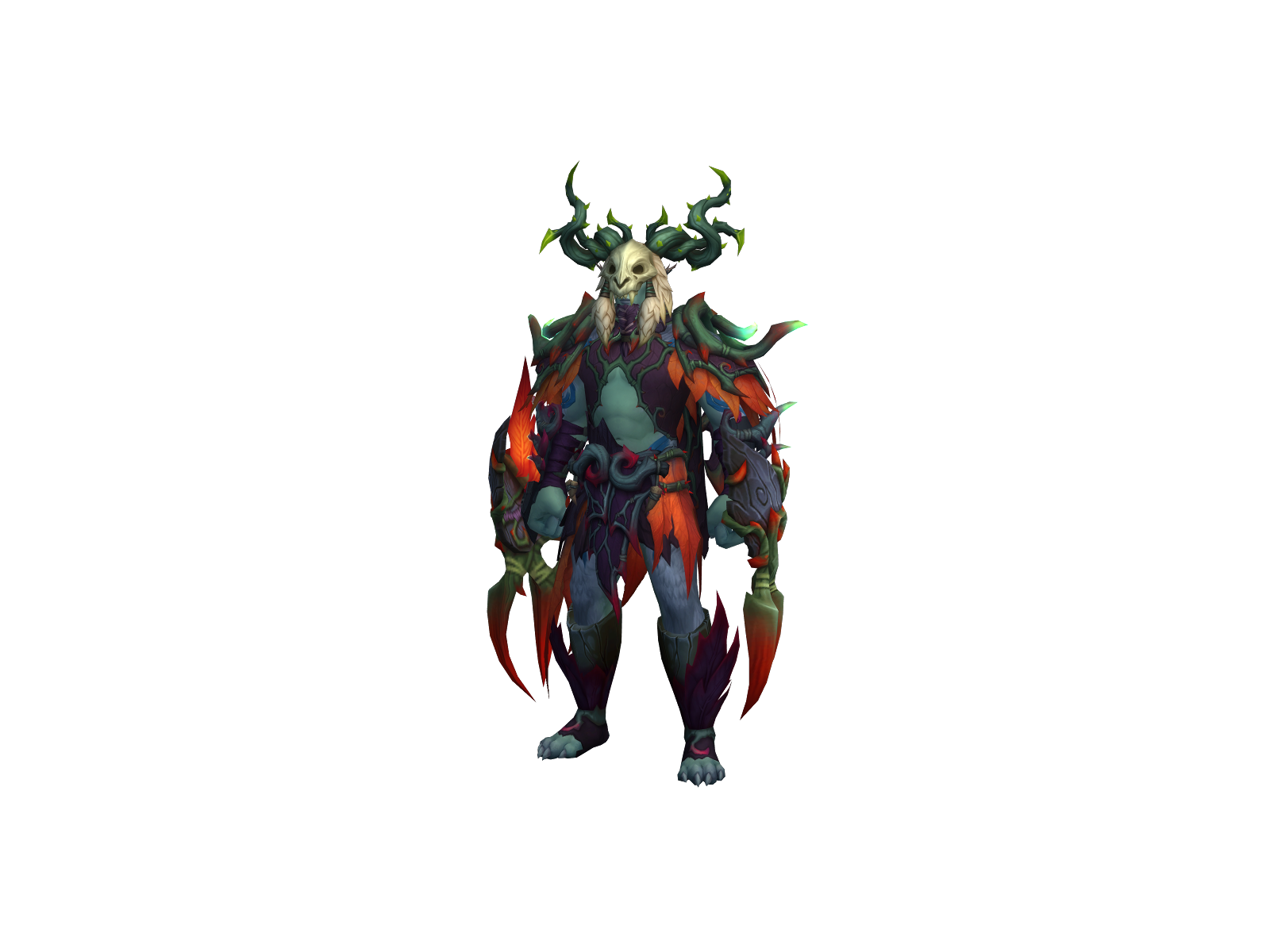 Shamalex 3D character render