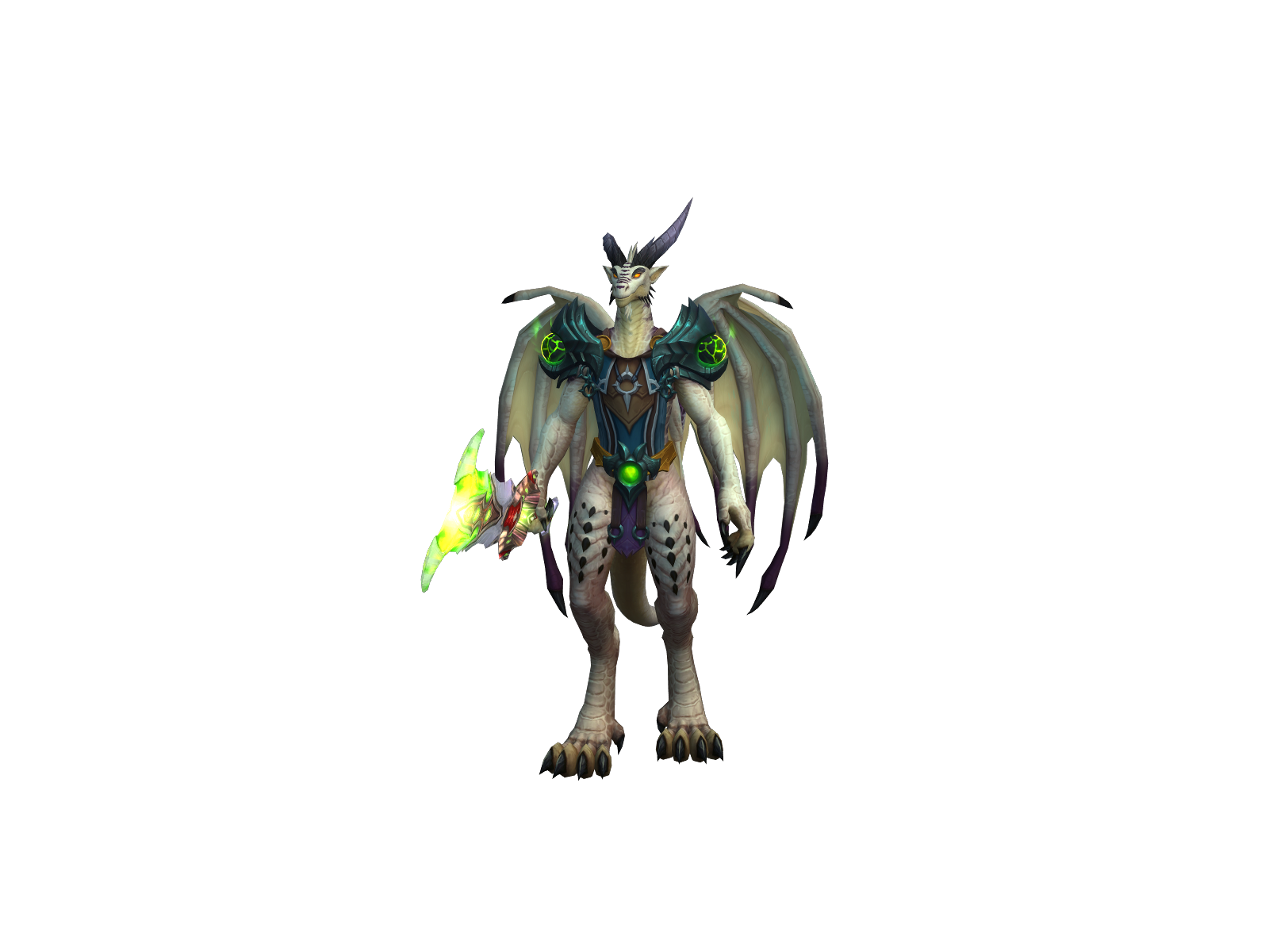 Hideeus 3D character render