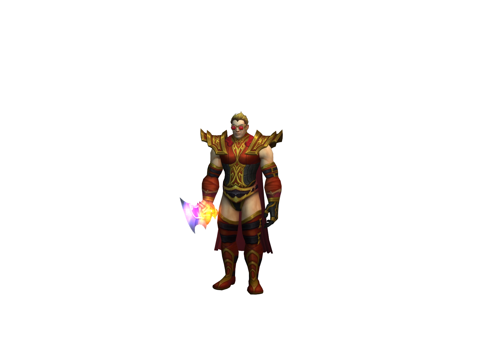 Grammaton 3D character render