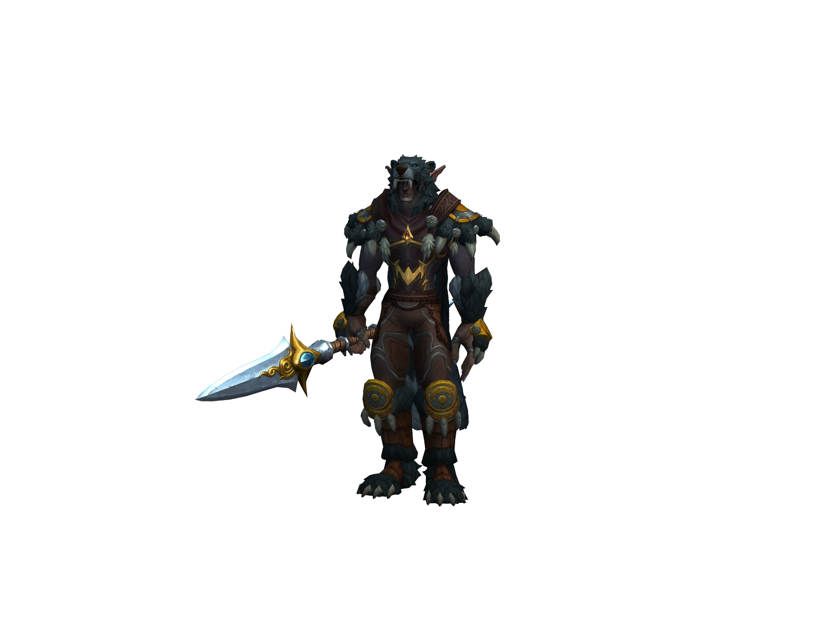 Frrest 3D character render