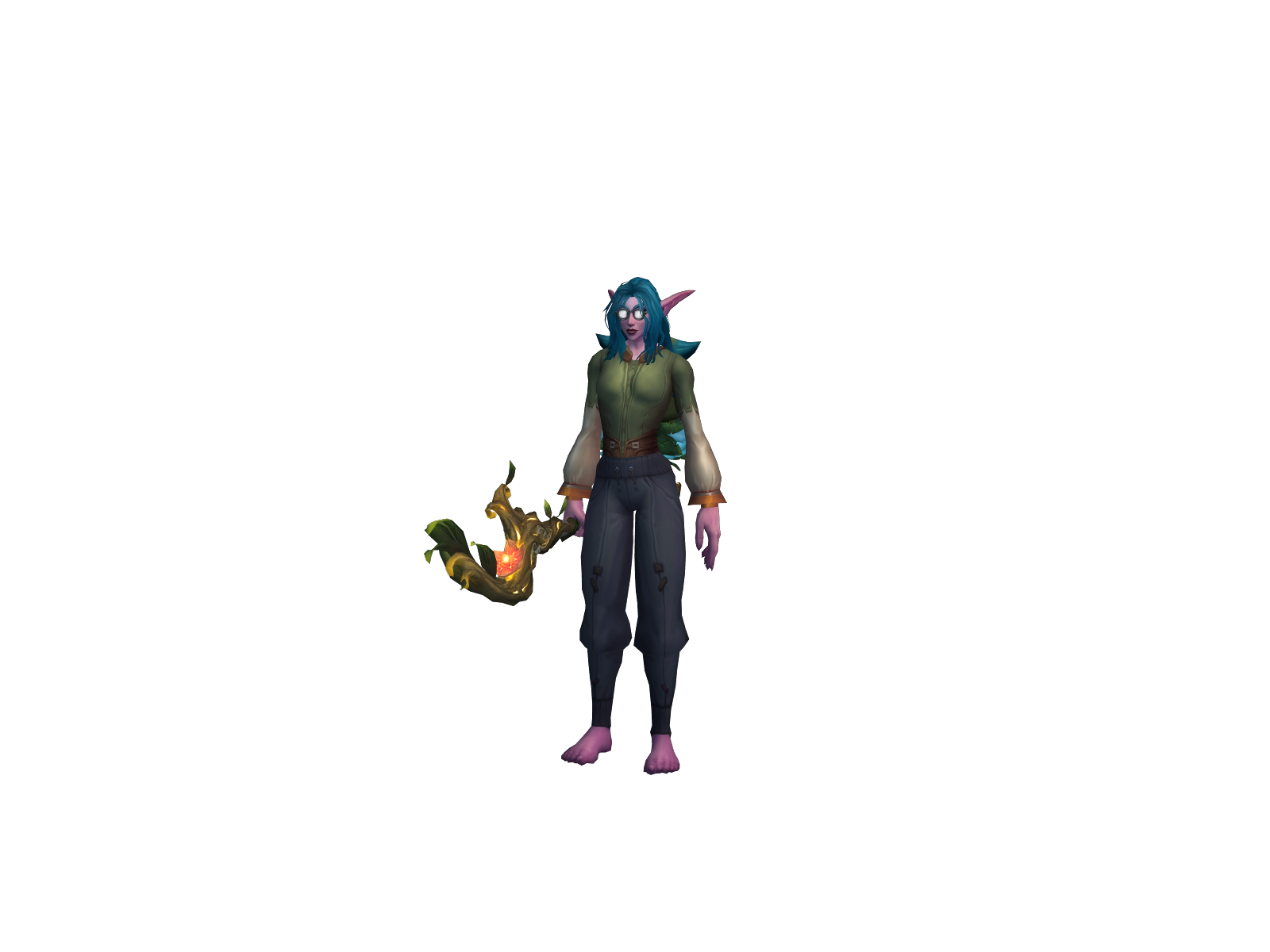 Ziók 3D character render