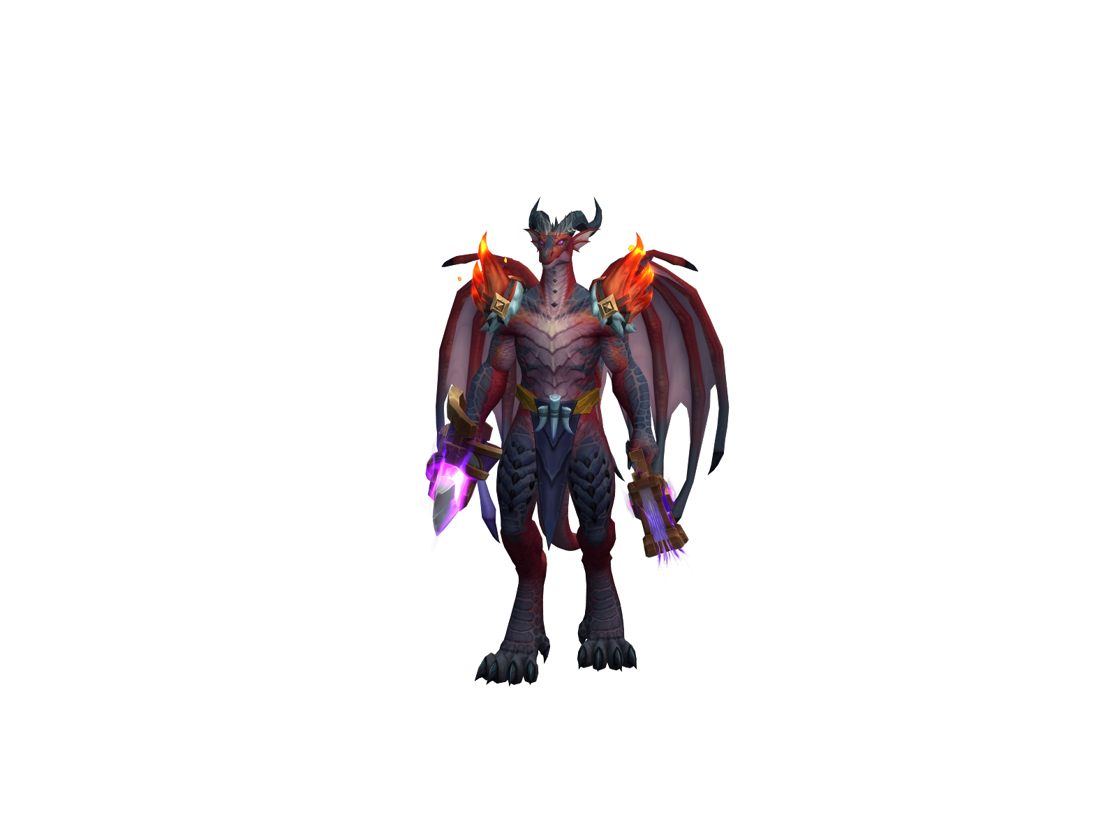Drakaruss 3D character render
