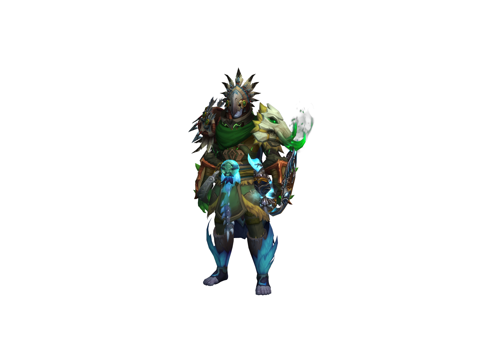 Hesoneshot 3D character render
