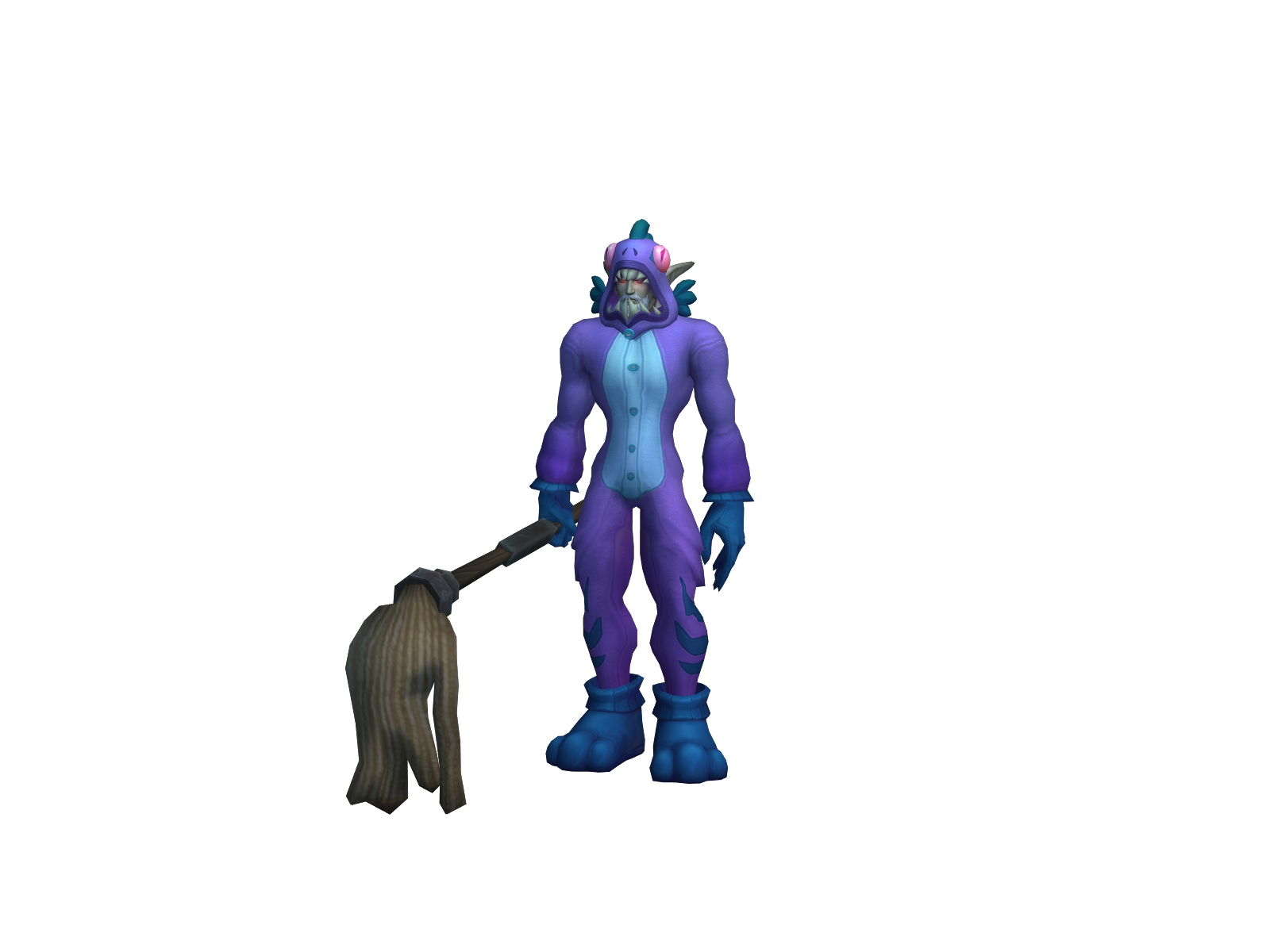 Wdruid 3D character render