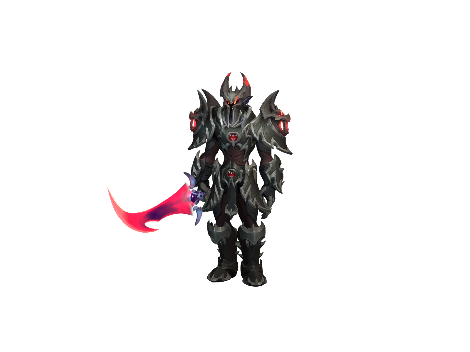 Zaknaféin 3D character render