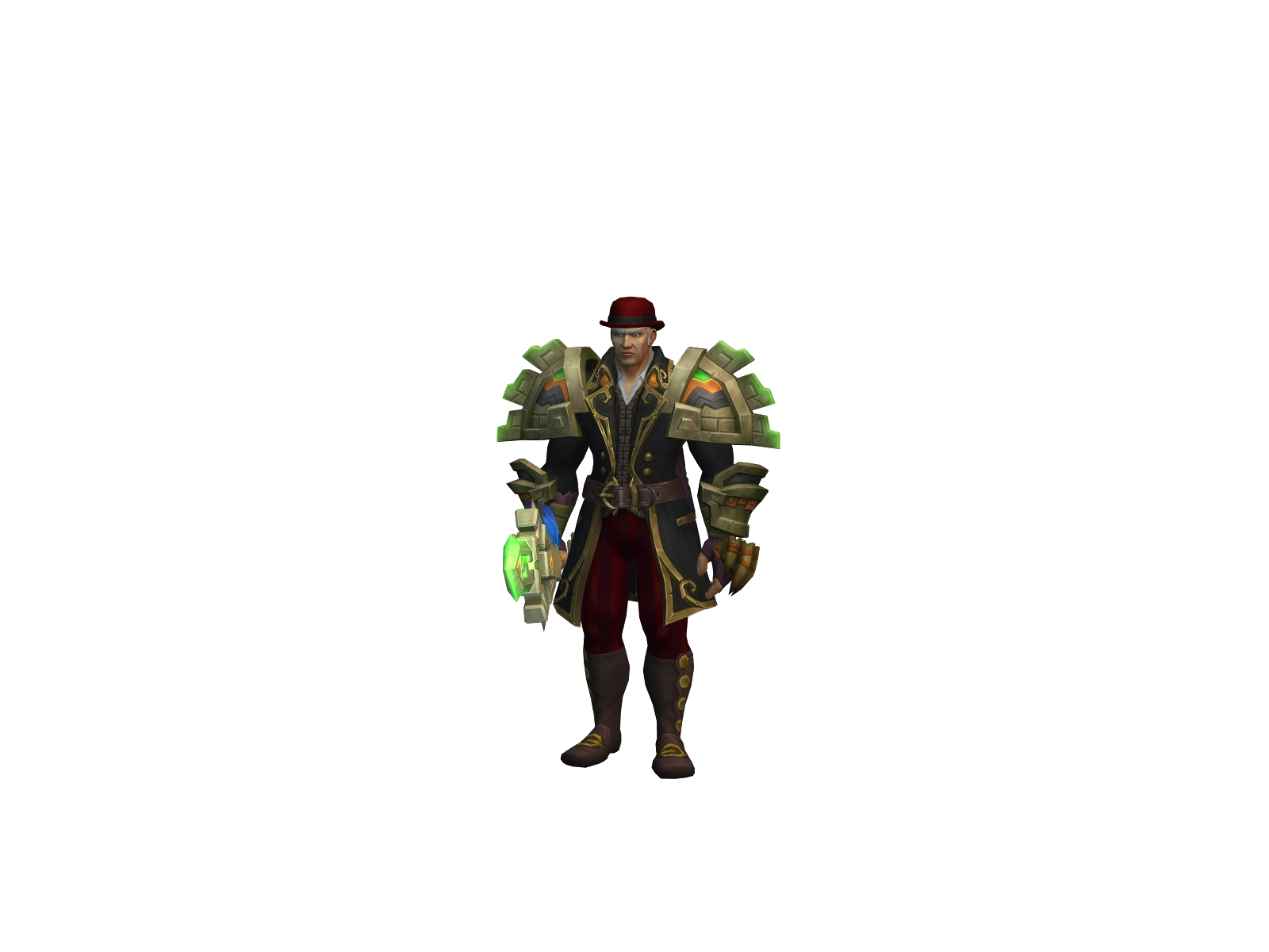Subwaste 3D character render