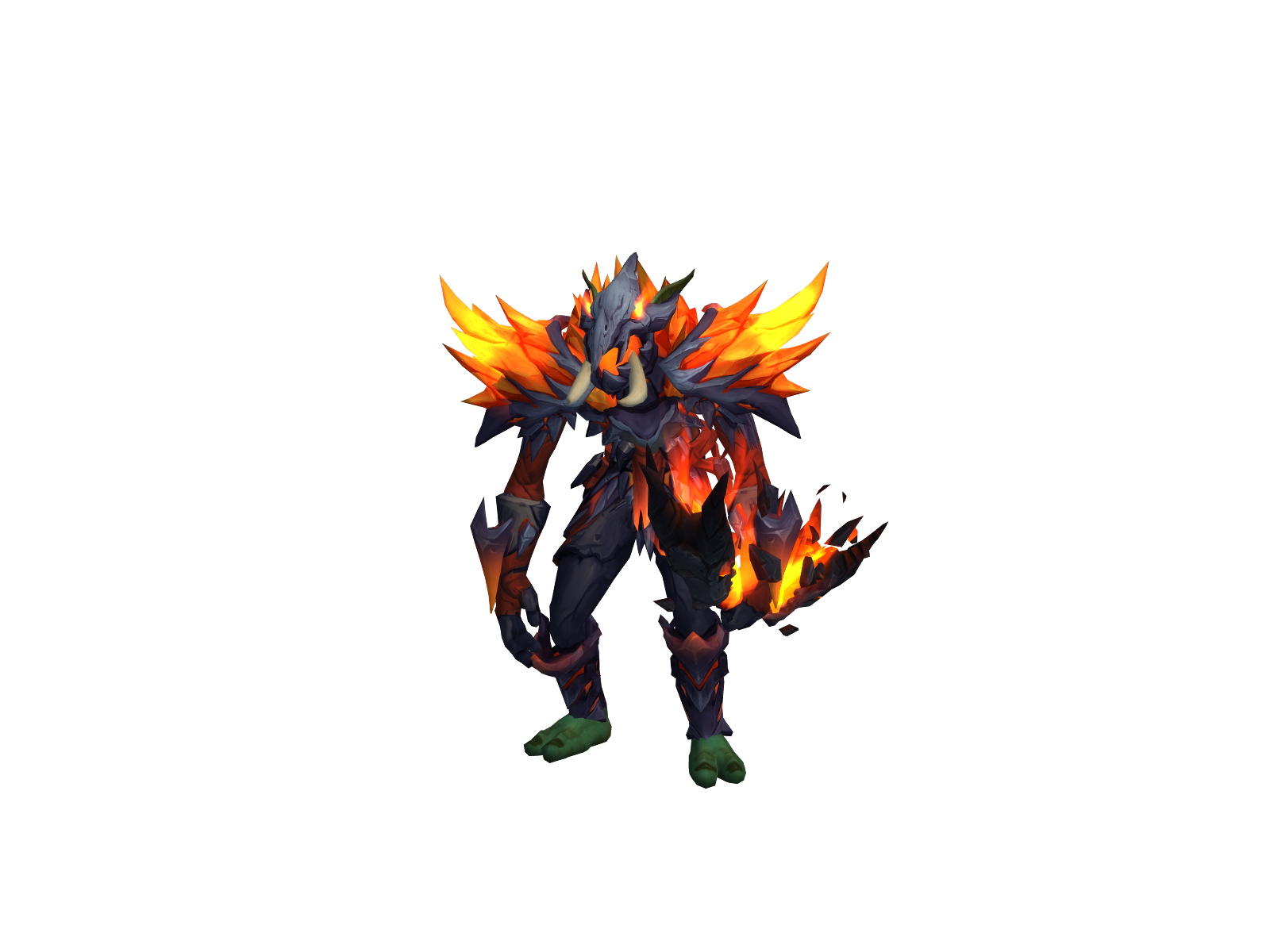 Dampteeth 3D character render